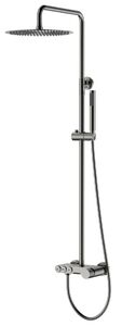 Стойка для душа STICK Shine Gun Metal с ручкой TOUCH 128-SGM.2 цвет вороненая сталь