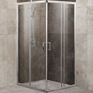 Душевой уголок BelBagno UNIQUE-A-2-75/90-C-Cr, 90х85 стекло Прозрачное