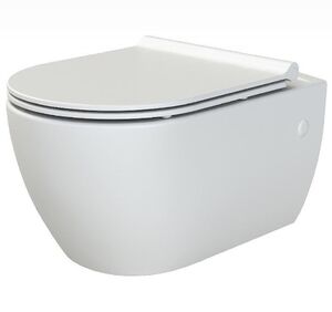 Унитаз подвесной Boheme Bianca 963-SET-2-MW Белый матовый с сиденьем Микролифт