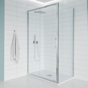 Душевой угол Veconi Evo 100SP CH 1600х1100x1950, хром, прозрачное стекло