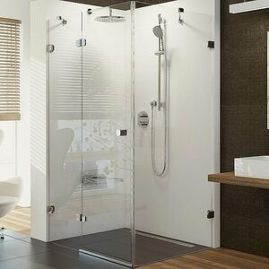 Душевой уголок Ravak Brilliant BSDPS-100/80 100х80 L профиль Хром стекло Transparent (0ULA4A00Z1)
