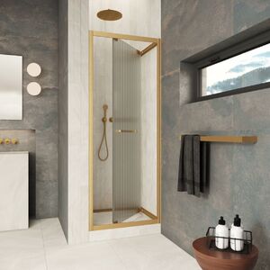 Душевая дверь Vegas-glass Z Inside 80 03 Moru стекло Moru, профиль золото матовое, 80х200 см. Размер регулировки 79-81 см.