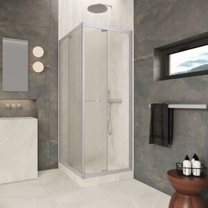 Душевой уголок Vegas-glass Z+ZPV Inside 60*80 07 02 стекло шиншилла, профиль матовый хром, 60х80 см