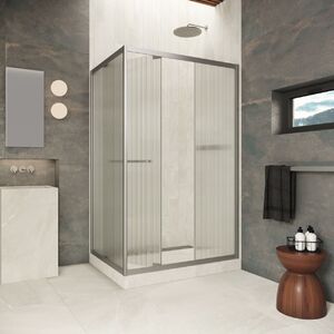 Душевой уголок Vegas-glass ZP+ZPV Inside 160*100 11 Moru стекло Moru, профиль оружейная сталь, 160х100 см