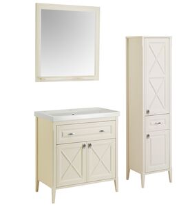 Мебель для ванной ASB-Woodline Монте 80 бежевый