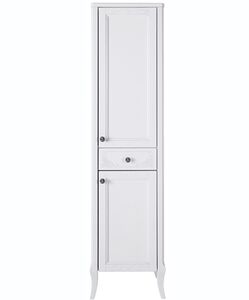 Пенал ASB-Woodline Салерно 40 в цвете белый / патина серебро
