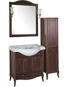 Мебель для ванной ASB-Woodline Салерно 80 цвет орех