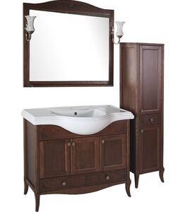 Мебель для ванной ASB-Woodline Салерно 105 цвет орех
