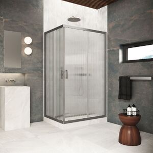 Душевой уголок Vegas Glass ZA-F Protec 85*70 11 Moru  профиль оружейная сталь, стекло Moru