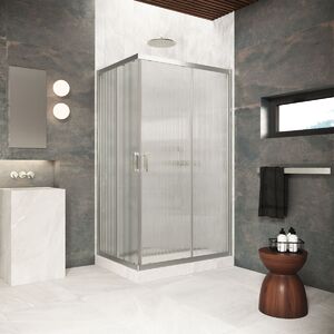 Душевой уголок Vegas Glass ZA-F Protec 95*70 04 Moru  профиль никель, стекло Moru