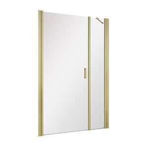 Душевая дверь в нишу Vegas Glass EP-F-2 NOVO h2000 140 03 10 L профиль золото матовое, стекло сатин. Размер регулировки 137-142 см.