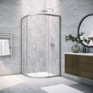 Душевой уголок Vegas Glass 110х110 см, ZS NOVO 110 07 01 профиль матовый хром, стекло прозрачное