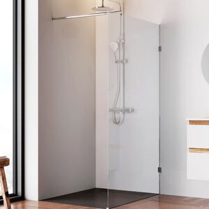 Душевая перегородка 110х195см, AM.PM X-Joy W94WI-110-F1-MTE стекло прозрачное, профиль глянцевый хром
