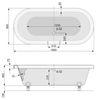 Ванна классическая POOL SPA Memory XL 180x80