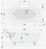 Ванна классическая POOL SPA Beauty 175x100