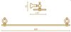 Bagno & Associati Regency полка стеклянная (стекло матовое) в цвете бронза, RE11492