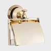 Держатель туалетной бумаги с крышкой Tiffany World серия Harmony (золото) TWHA219