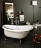 Классическая ванна из искусственного камня PAA Victoria 170x83 с белыми фигурными ножками