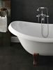 Классическая ванна из искусственного камня PAA Victoria 170x83 с белыми фигурными ножками