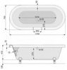 Ванна классическая POOL SPA Memory 170x76