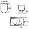 Электронный подвесной унитаз-биде  Roca In-Wash Inspira 803060001