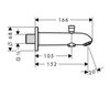 Излив для ванны Hansgrohe Focus 13423000 с переключателем на душ