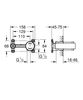 Встроенный механизм для смесителя из стены Grohe 23571000