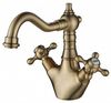 Смеситель Aksy Bagno Primavera 102 для раковины цвет бронза