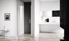 Душевая дверь BelBagno MARMI-B-1-100-C-Cr, стекло прозрачное, регулировка 99-102 см