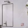 Шторка на ванну Radaway Idea Black PNJ II Frame 90
