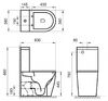 Унитаз напольный с бачком BelBagno ETNA BB2157CPR/BB2157T безободковый