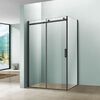 Душевой уголок Vincea Como VSR-1C9012CLB  120х90 профиль черный матовый