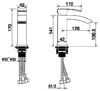 Смеситель Grohenberg GB2007BL для раковины черный матовый