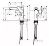Смеситель Hansgrohe Talis E 71754140 для раковины шлифованная бронза