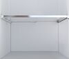 Душевая дверь Vincea Лугано (Lugano) VDS-1L130CLB-1 130x195 см, профиль черный матовый. Размер регулировки 1280-1320 мм