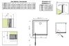 Душевой уголок Radaway Twist DW + S 70х100