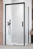 Душевой уголок Radaway Idea Black KDJ 140х120 профиль черный матовый