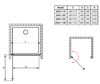 Душевая дверь Radaway Nes DWJ I 80 см профиль черный матовый
