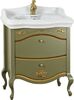 Тумба с раковиной Migliore Impero 70 с ящиками, oliva 70х55 см