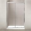 Душевая дверь BelBagno UNO-195-BF-1-155-C-Cr, стекло прозрачное, регулировка 153,8-156,2 см
