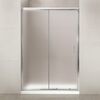 Душевая дверь BelBagno UNO-195-BF-1-155-P-Cr, стекло матовое, регулировка 153,8-156,2 см