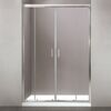Душевая дверь BelBagno UNO-195-BF-2-180-C-Cr, стекло прозрачное, регулировка 178-182 см