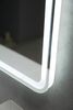 Зеркало с встроенным светильником, сенсорным выключателем, bluetooth, цифровым термометром, радио SPC-MAR-600-800-LED-TCH-RAD, 12W, 220-240V, 600x30x8