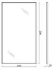 Зеркало в алюминиевой раме SPC-AL-500-900, 500x20x900