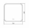 Зеркало Silver mirrors Stiv neo (LED-00002423)