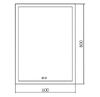 Зеркало Silver mirrors Гуверт (LED-00002258)