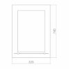 Зеркало без подсветки MIXLINE Крит люкс 535*740 (529368)