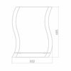 Зеркало без подсветки MIXLINE Элегия 550*685 (525381)