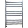 Полотенцесушитель Ника MODERN ЛМ-6 80/50 Matt Antique Silver с вентилями (комплект люкс)