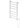 Полотенцесушитель Электрич.кабельный Ника STEP-3 80/40 RAL9016 белый матовый правый тэн